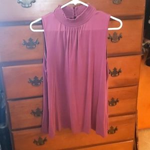 Cupio high neck sleeveless blouse